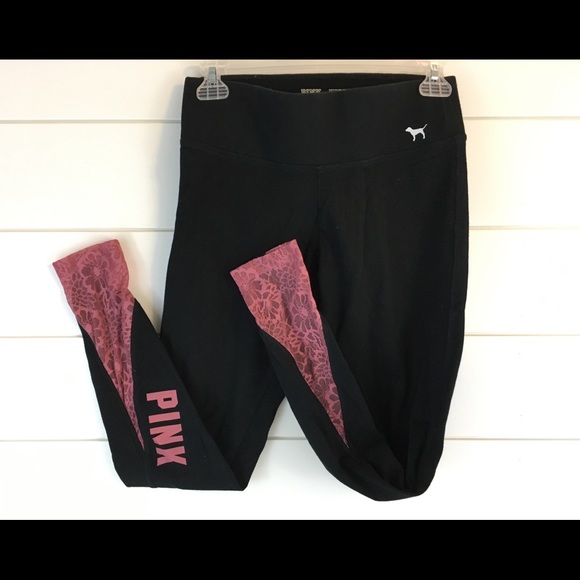 PINK Victoria's Secret Pants - Victoria Secret Pink Yoga Leggings PINK Victoria's Secret Pants - Victoria Secret Pink Yoga Leggings